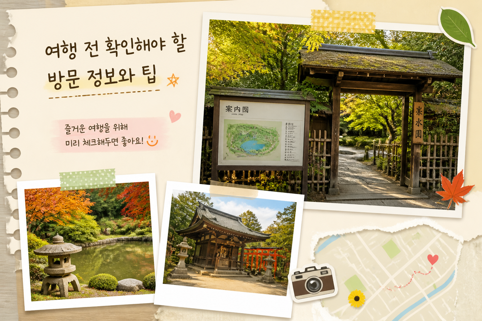 여행 전 확인해야 할 방문 정보와 팁