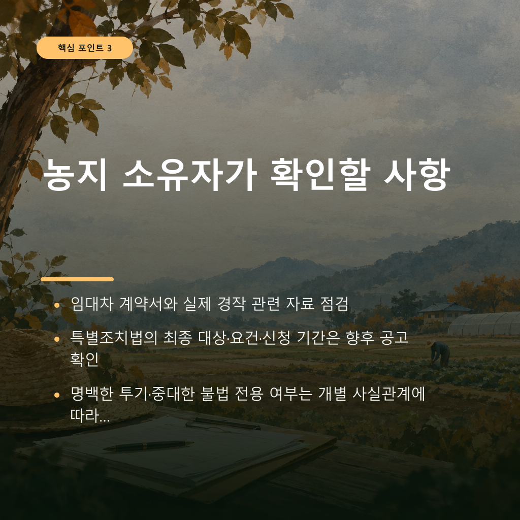 관행적 임대차·시설 문제는 정상화 특례 추진